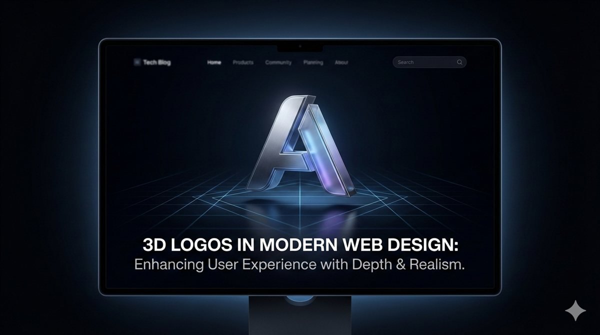 3D Logo Web Design