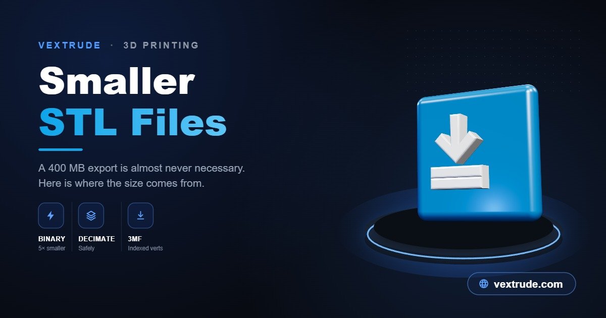 How to Reduce STL File Size
